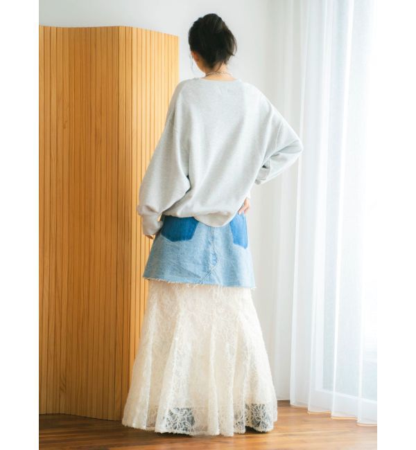 Ungrid「ルーズシルエットロゴスウェット」|スウェット・ジャージ|