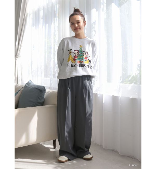Ungrid「クリスマスプリントスウェット」|スウェット・ジャージ|