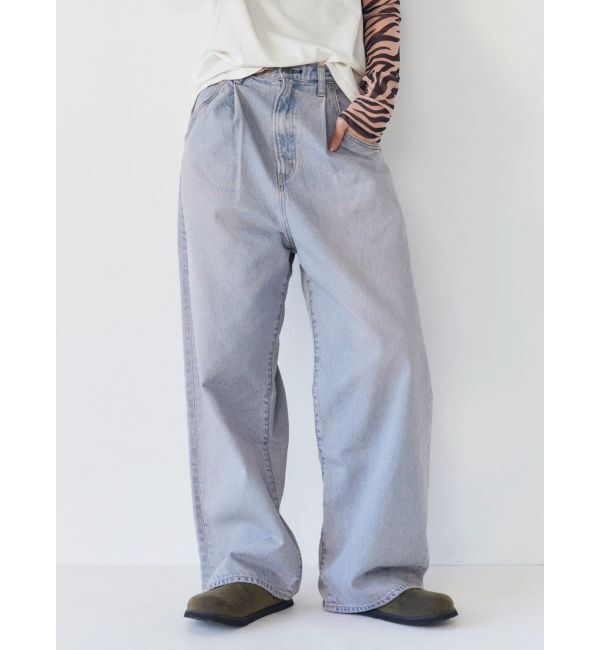 Ungrid「ブリーチルーズデニム」|デニム|