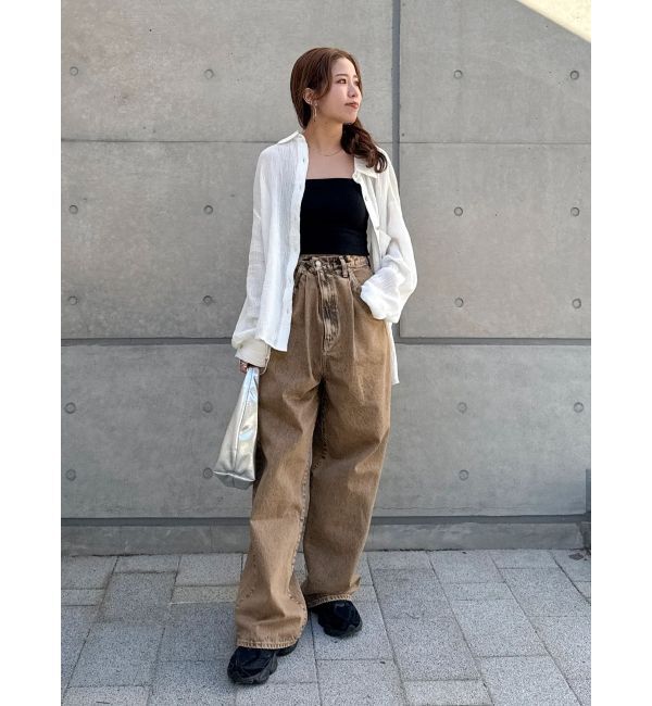 Ungrid「ブリーチルーズデニム」|デニム|