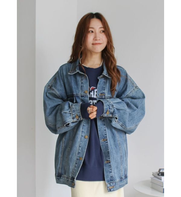 Ungrid「ビッグシルエットデニムジャケット」|デニムジャケット|