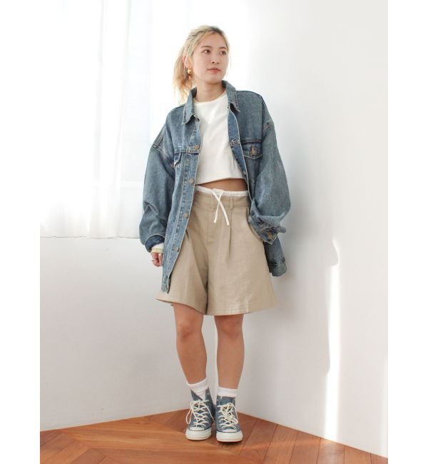 Ungrid「ビッグシルエットデニムジャケット」|デニムジャケット|