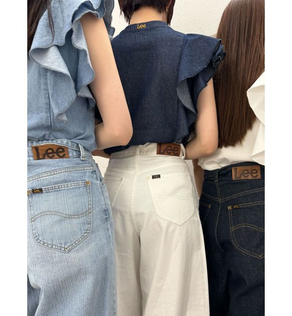 LAGUNAMOON「【Leeコラボ】Vネックフリルタックブラウス」|シャツ・ブラウス|