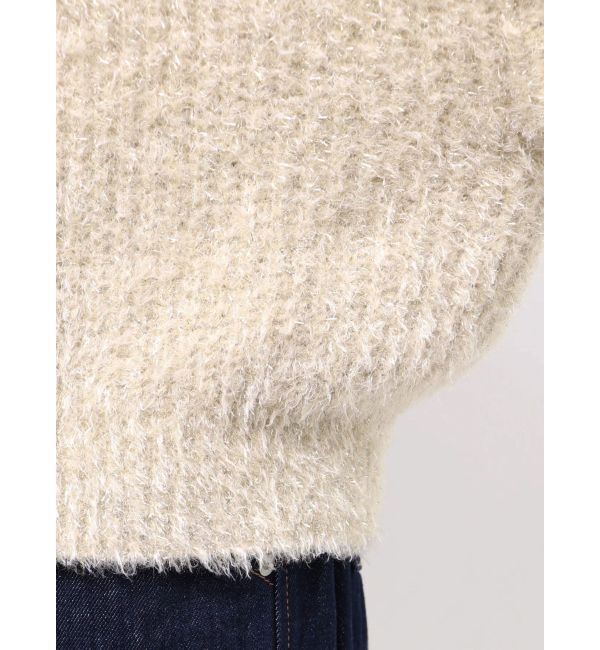 LAGUNAMOON「バックデザインファーラメニットプルオーバー」|ニット・セーター|