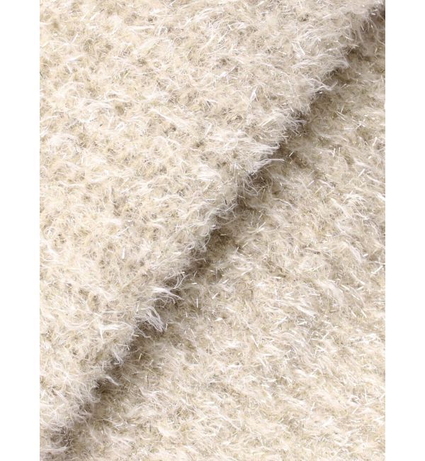 LAGUNAMOON「バックデザインファーラメニットプルオーバー」|ニット・セーター|