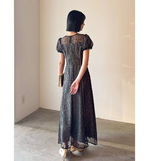 LAGUNAMOON「LADYスモールフラワーレースワンピース」|ドレス|