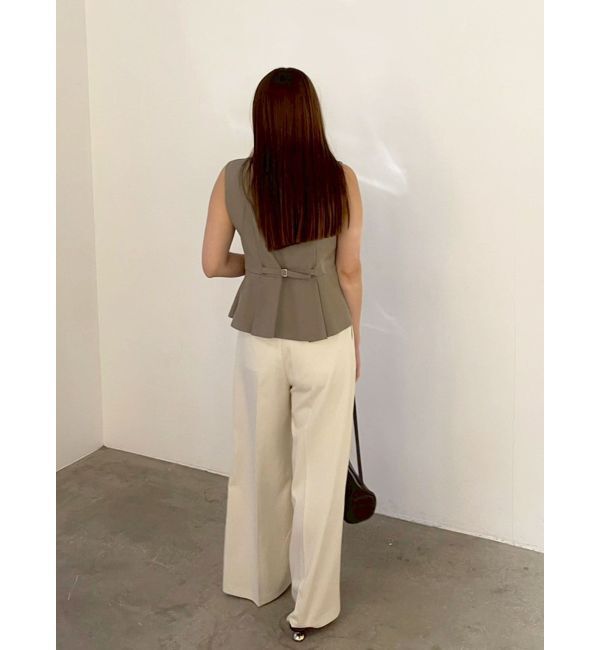LAGUNAMOON「サイドベルトワイドパンツ」|その他|