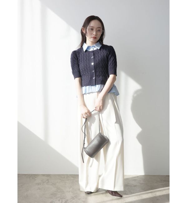 LAGUNAMOON「サイドベルトワイドパンツ」|その他|