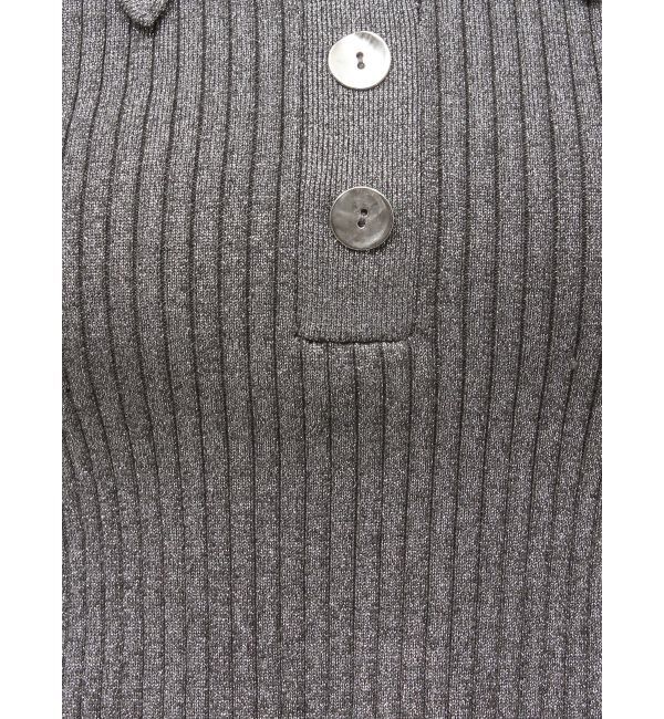 LAGUNAMOON「カラーネックラインニットプルオーバー」|ニット・セーター|