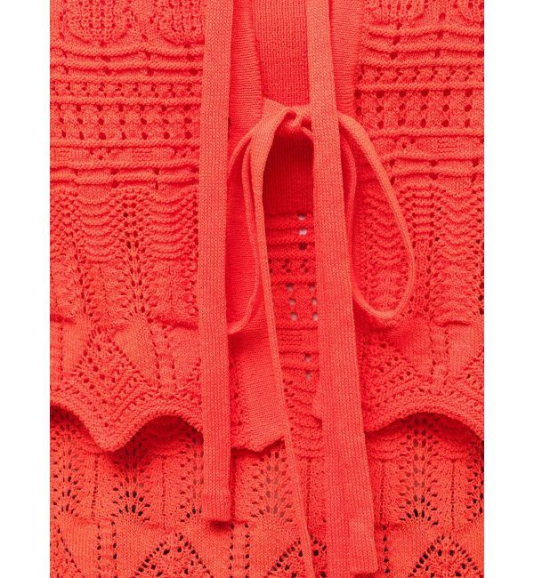 LAGUNAMOON「スカラップヘムレースニットアンサンブル」|ニット・セーター|