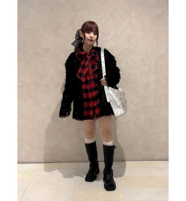 jouetie「フリンジジャガードジャケット【セットアップ対応】」|テーラードジャケット|