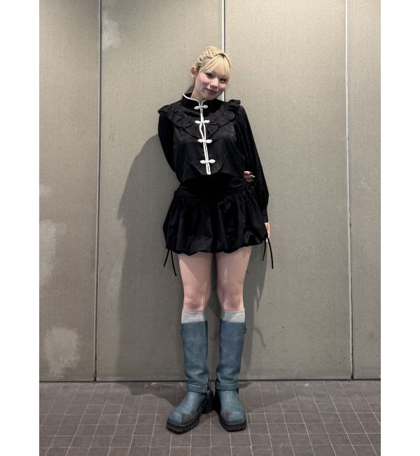 jouetie「ショートチャイナシャツ」|シャツ・ブラウス|