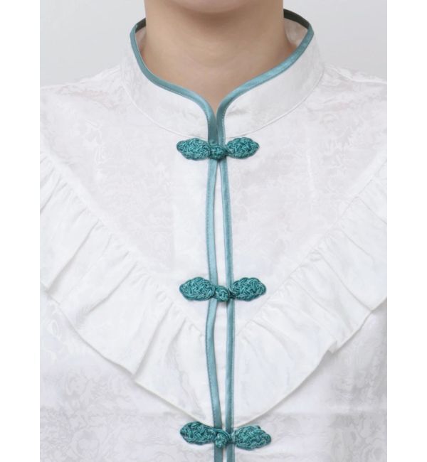 jouetie「ショートチャイナシャツ」|シャツ・ブラウス|