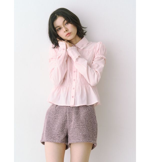 jouetie「コンパクトツイードショーパン【セットアップ対応】」|その他|