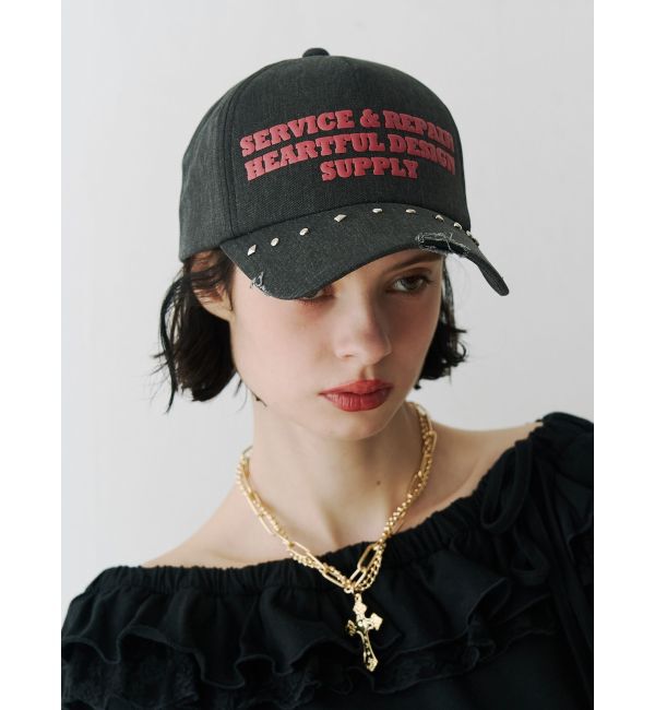 jouetie「スタッズロゴキャップ」|キャップ・キャスケット|