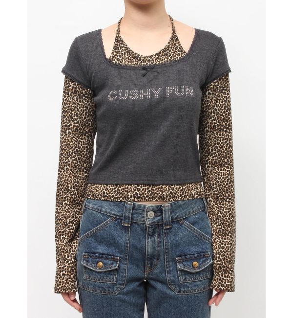 jouetie「レイヤードライクホルターネックトップス」|Tシャツ・カットソー|