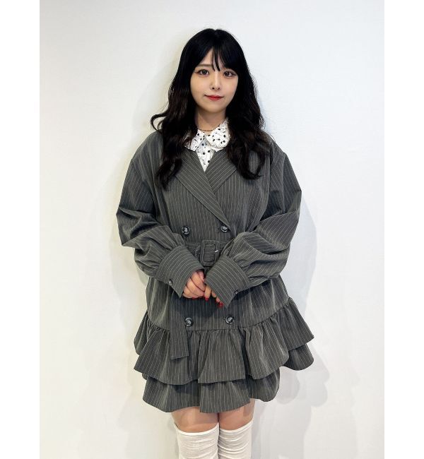 jouetie「シアーフリルショートブラウス」|シャツ・ブラウス|