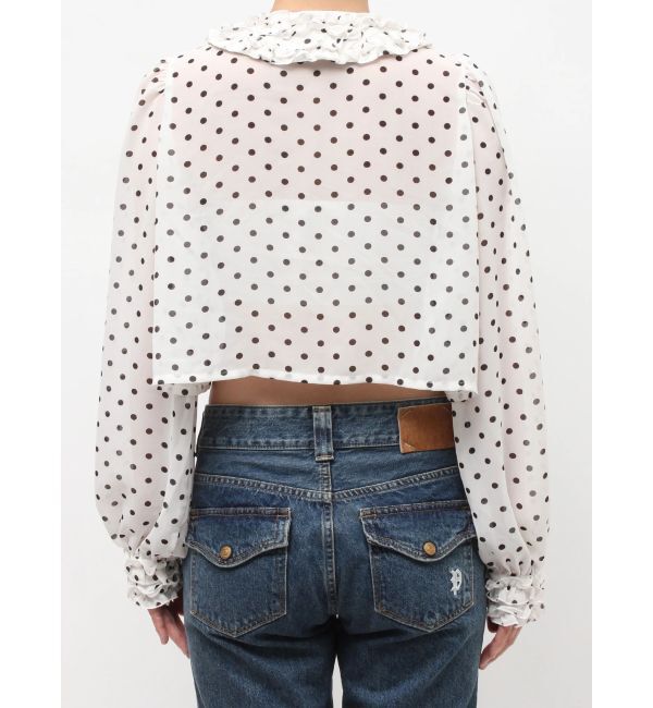 jouetie「シアーフリルショートブラウス」|シャツ・ブラウス|