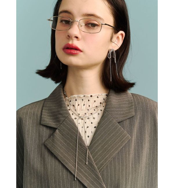 jouetie「リボンモチーフネックレス」|ネックレス|シルバー