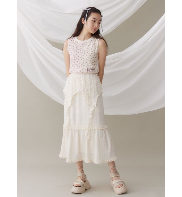 merry jenny「ガーターフリルスカート」|スカート|