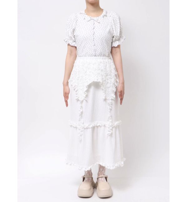 merry jenny「ガーターフリルスカート」|スカート|