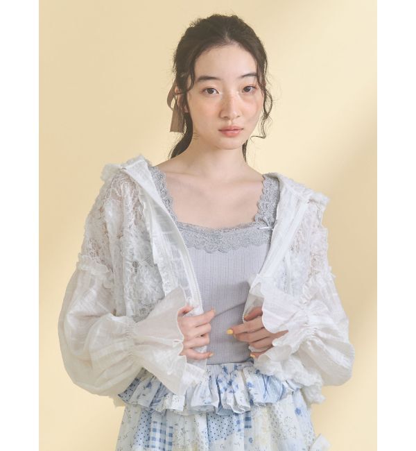 merry jenny「lace frame camisole tops」|キャミソール|