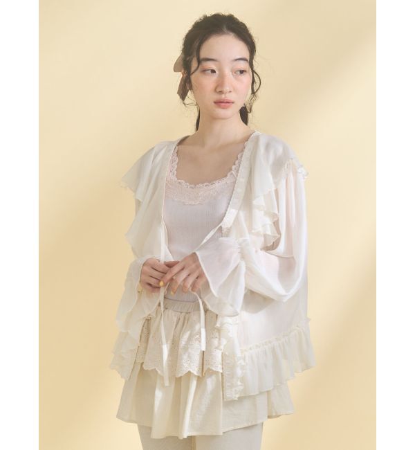 merry jenny「lace frame camisole tops」|キャミソール|