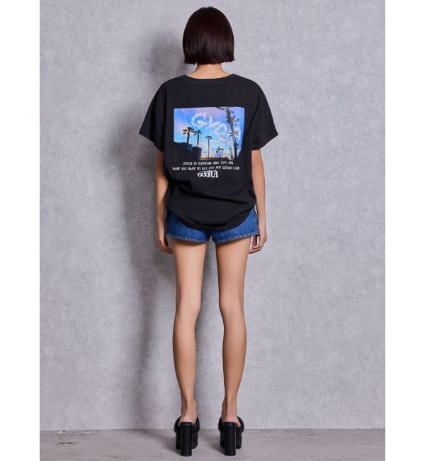GYDA「LA GYDA CLOUD PHOTO BIG Tシャツ」|Tシャツ・カットソー|