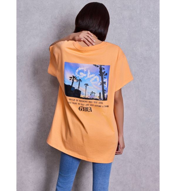 GYDA「LA GYDA CLOUD PHOTO BIG Tシャツ」|Tシャツ・カットソー|