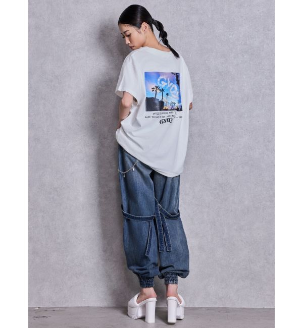 GYDA「LA GYDA CLOUD PHOTO BIG Tシャツ」|Tシャツ・カットソー|
