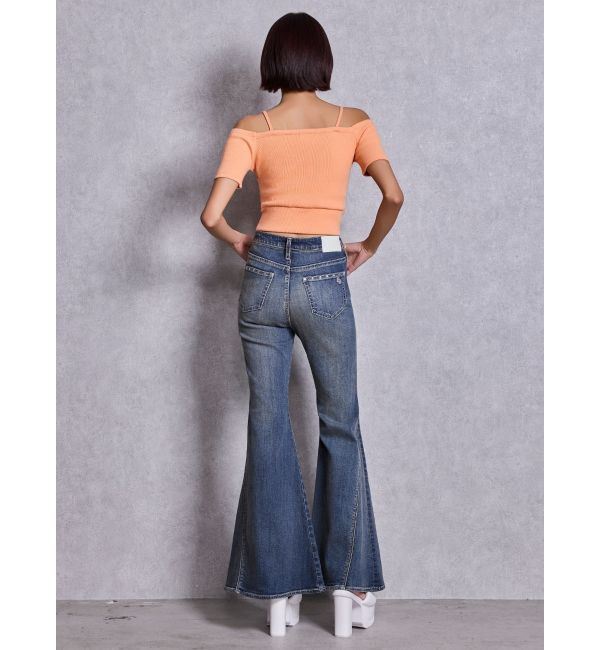 GYDA「ハーフスリーブカシュクールオフショルショートトップス」|Tシャツ・カットソー|