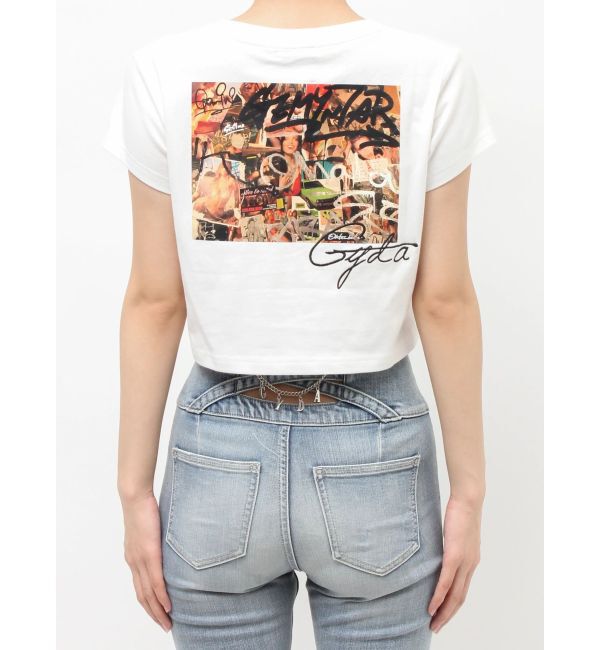GYDA「sacred edge cross PHOTOショートTシャツ」|Tシャツ・カットソー|