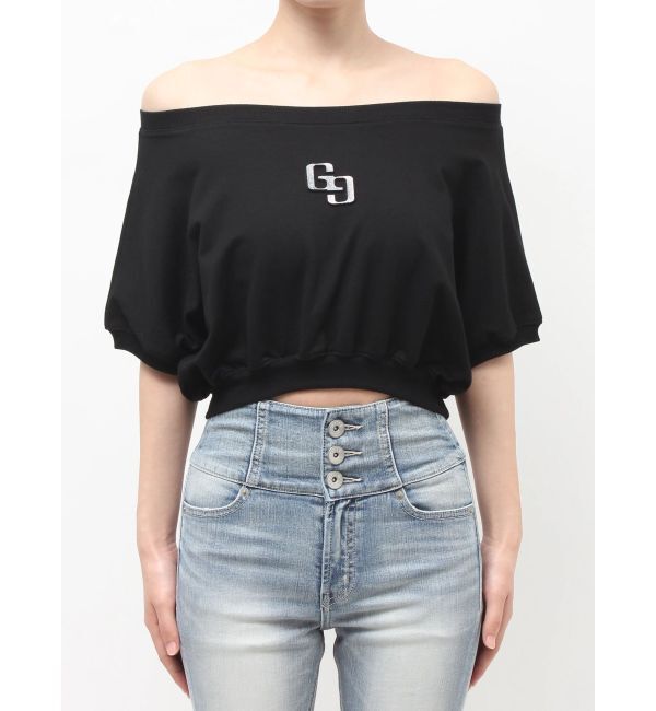GYDA「GGエンボスオフショルトップス」|Tシャツ・カットソー|