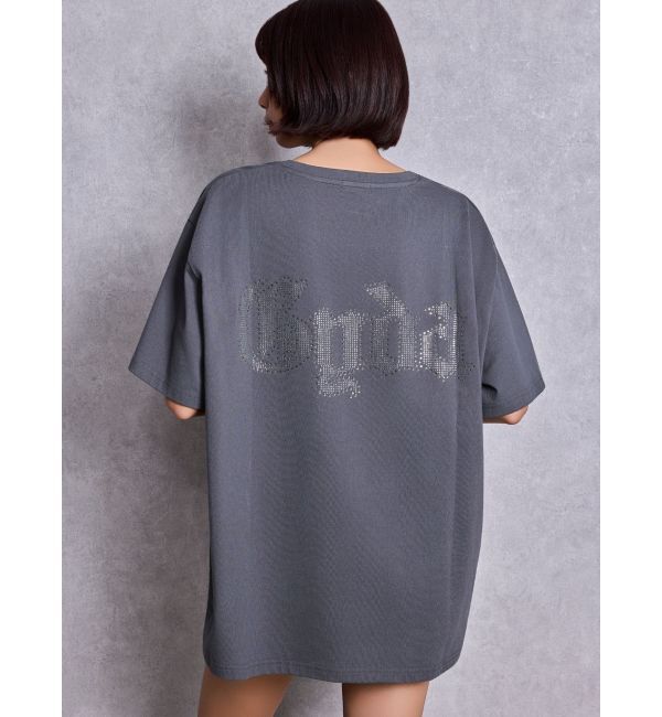 GYDA「GD BACK GYDA BIG Tシャツ」|Tシャツ・カットソー|チャコールグレー