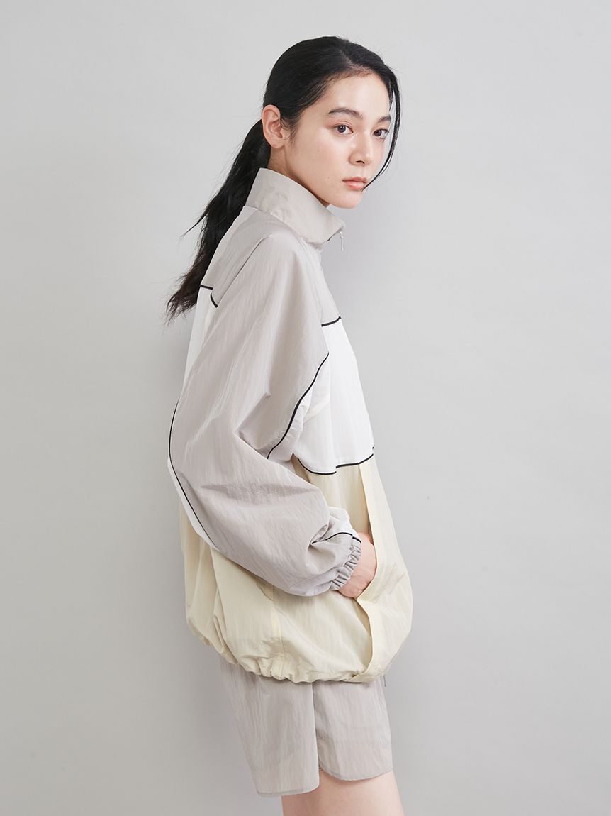 Mila Owen「ナイロントラックジャケット」|ブルゾン・スタジャン|