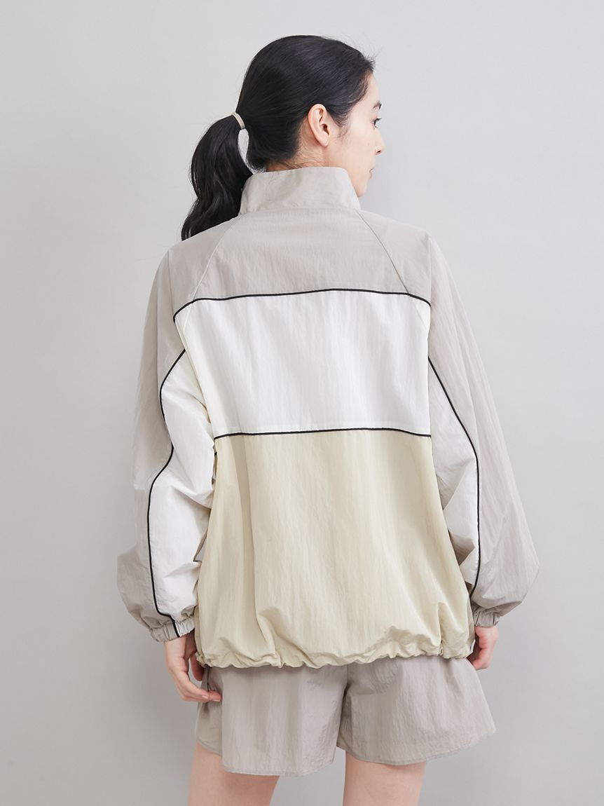 Mila Owen「ナイロントラックジャケット」|ブルゾン・スタジャン|