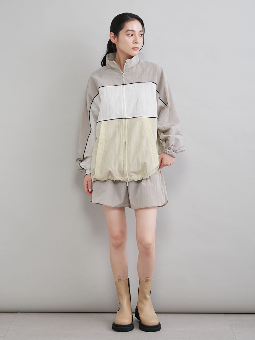 Mila Owen「ナイロントラックジャケット」|ブルゾン・スタジャン|