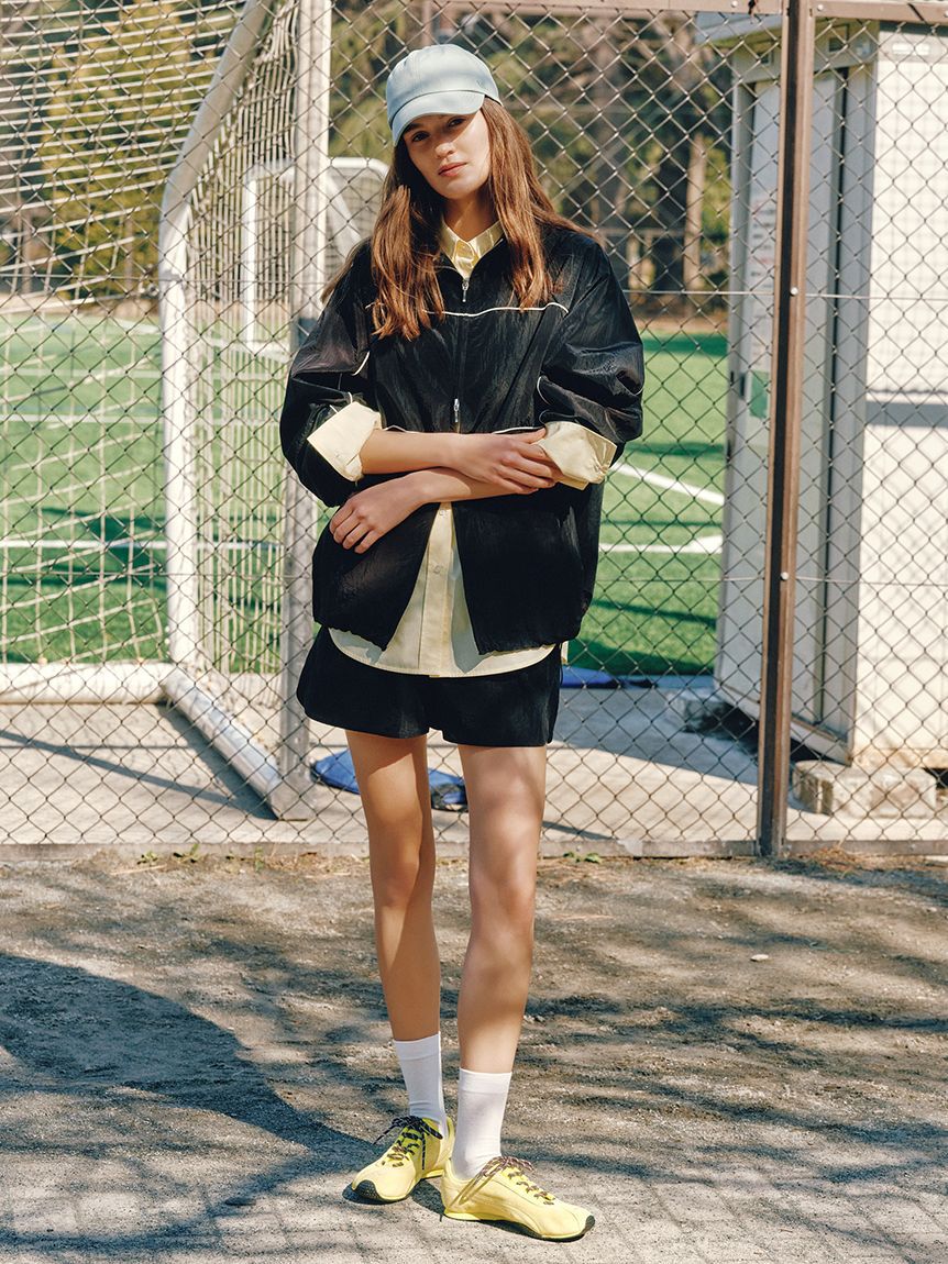 Mila Owen「ナイロントラックジャケット」|ブルゾン・スタジャン|