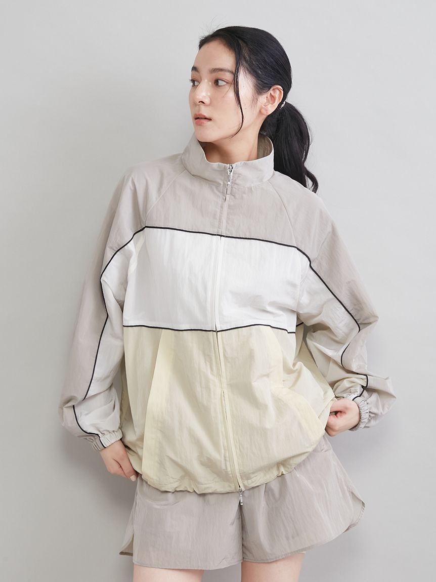 Mila Owen「ナイロントラックジャケット」|ブルゾン・スタジャン|