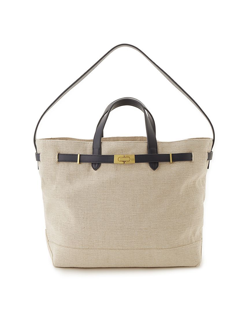 Mila Owen「ベルト付きキャンバストートバッグ」|トートバッグ|