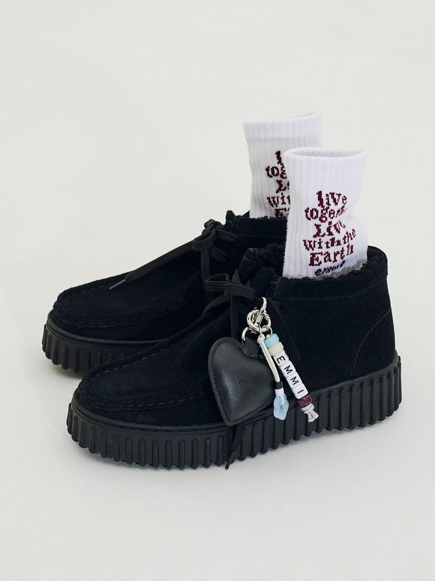 Clarks「【emmi meets Clarks】 Torhill Moss emmi customize exclusive model 16」|ショートブーツ|