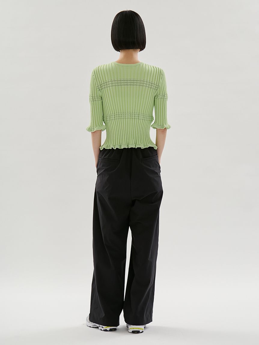 emmi atelier「2wayランダムリブニット」|ニット・セーター|