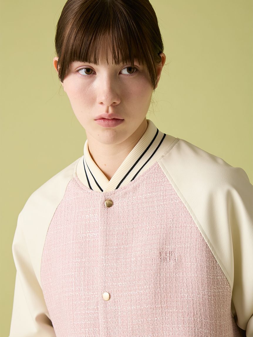 FURFUR「2WAYツイードスタジャン」|ブルゾン・スタジャン|