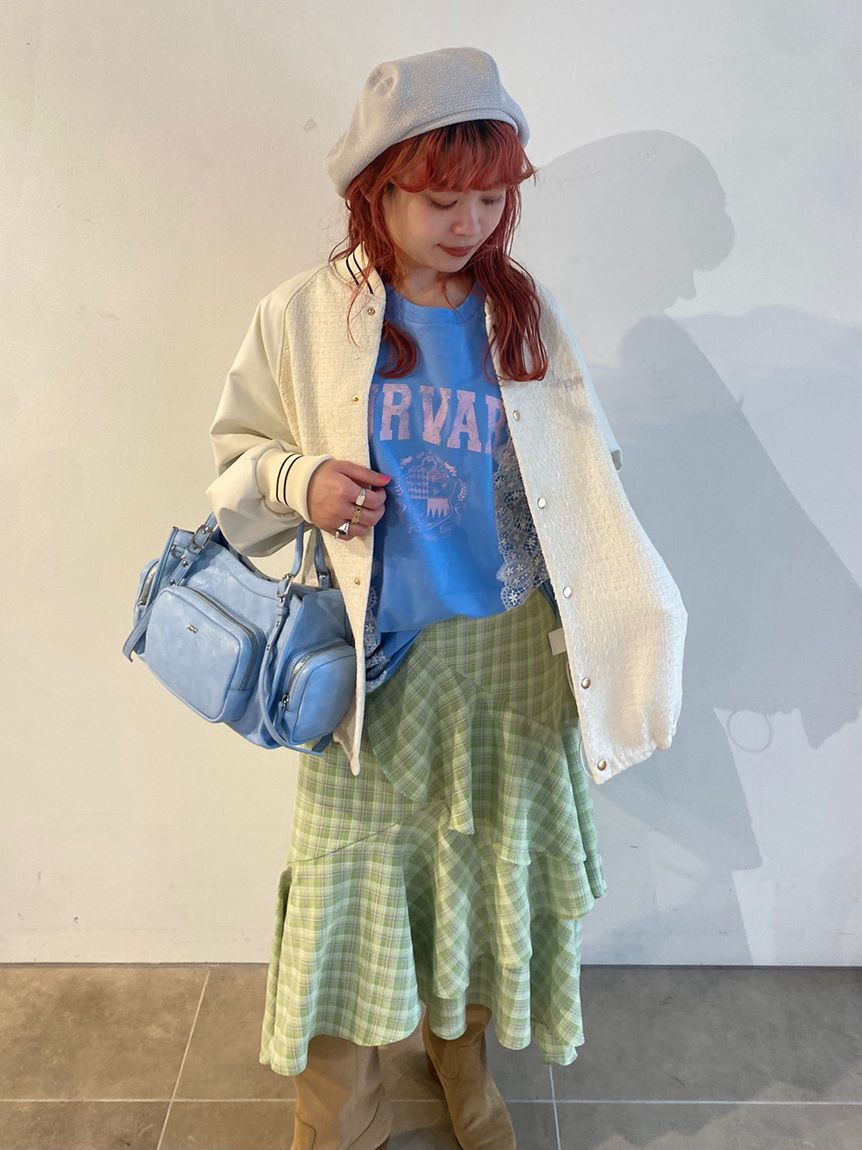 FURFUR「2WAYツイードスタジャン」|ブルゾン・スタジャン|