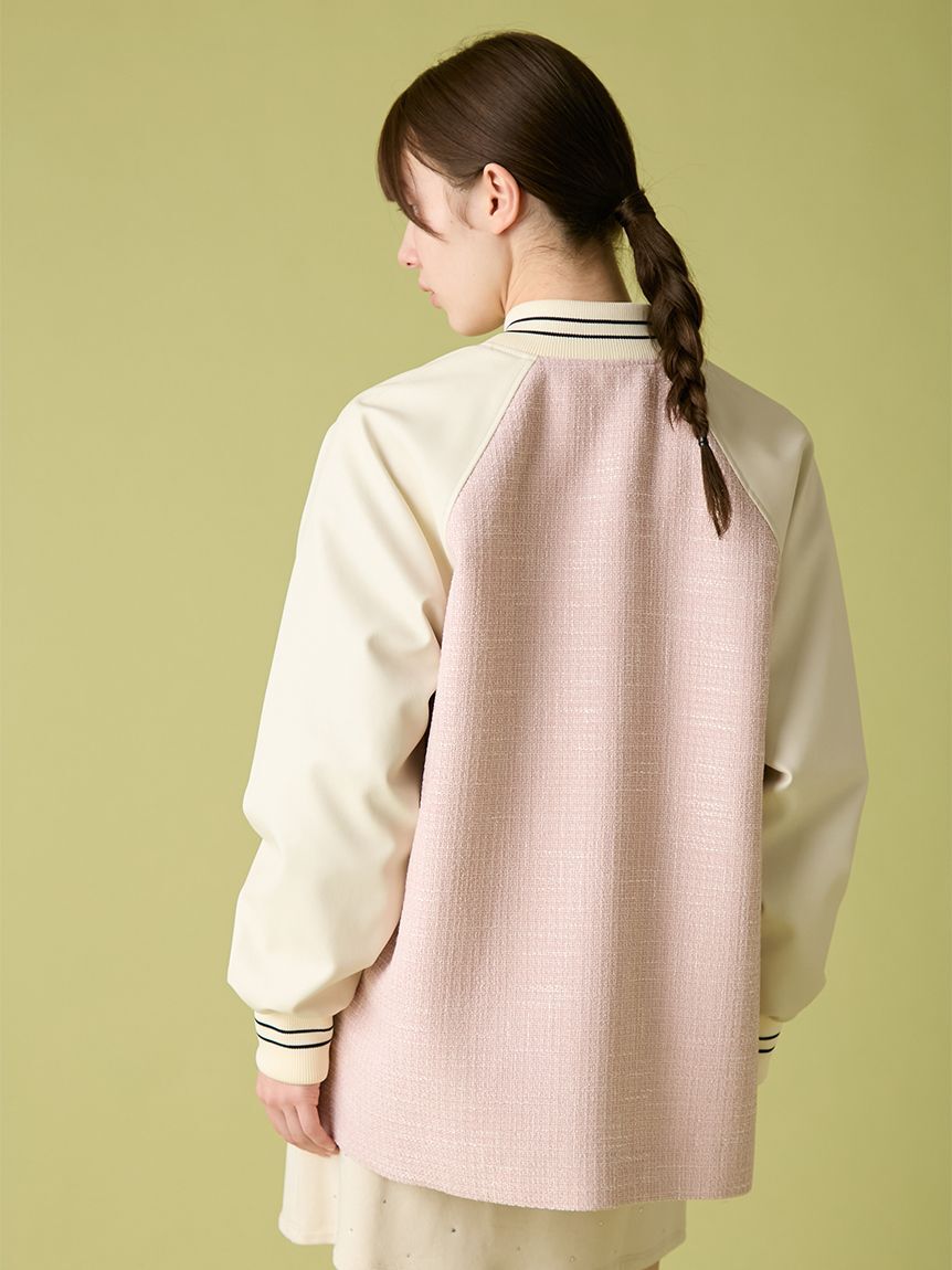 FURFUR「2WAYツイードスタジャン」|ブルゾン・スタジャン|