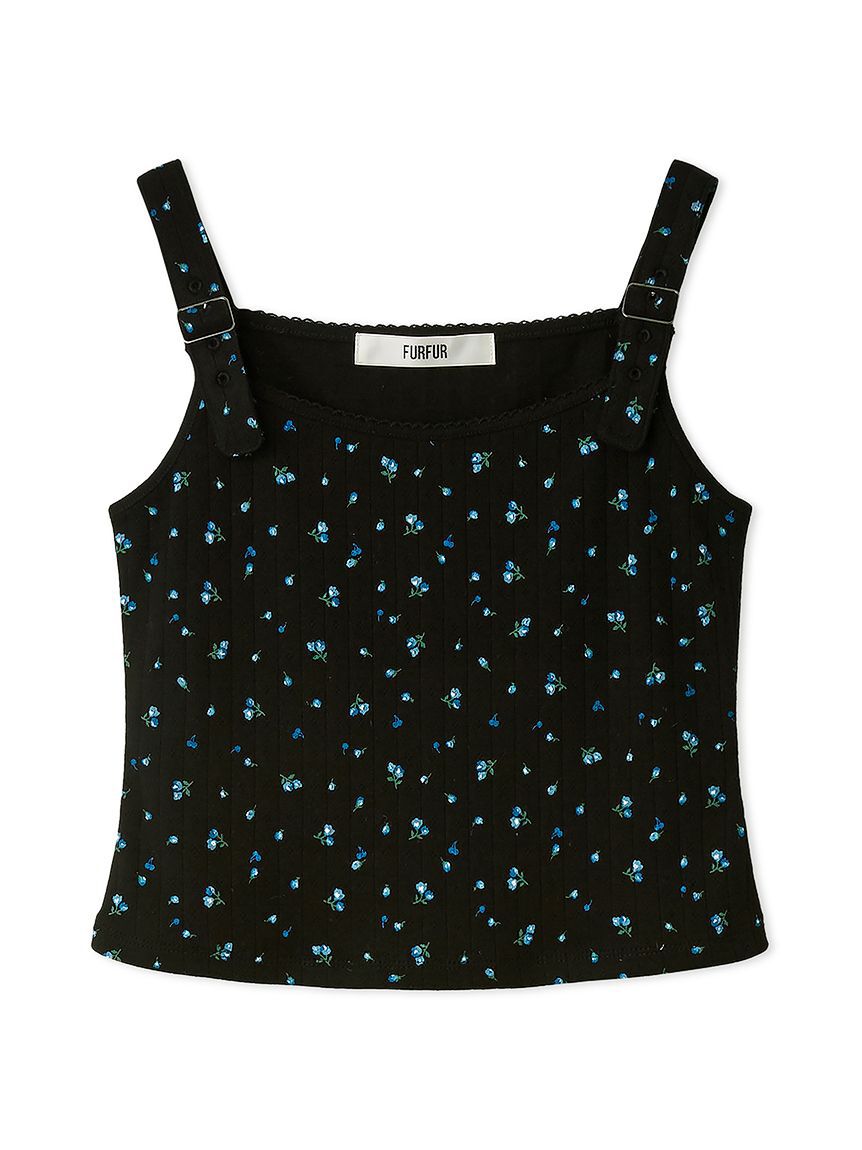 FURFUR「ミニフラワープリントタンクトップ」|タンクトップ|