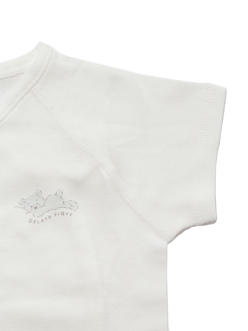 gelato pique kids&baby「【新生児】ぬいぐるみモチーフ短肌着」|その他ベビーウェア|