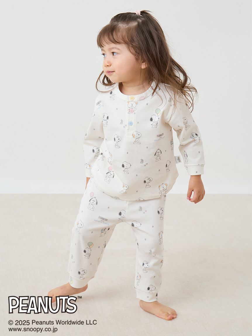 GELATO PIQUE KIDS & BABY「【PEANUTS PUPPIES】【BABY】総柄プルオーバー」|その他ベビーウェア|