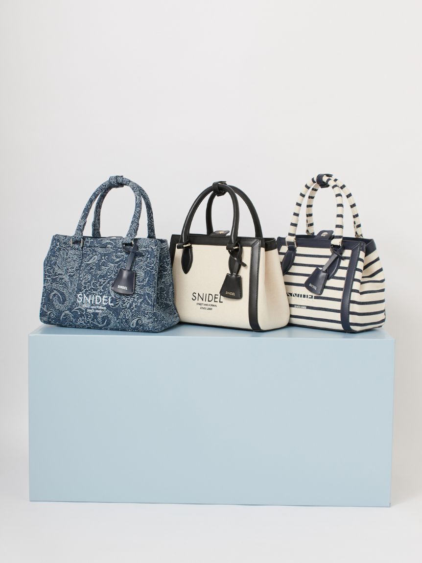 SNIDEL「バリエロゴバッグ」|ハンドバッグ|