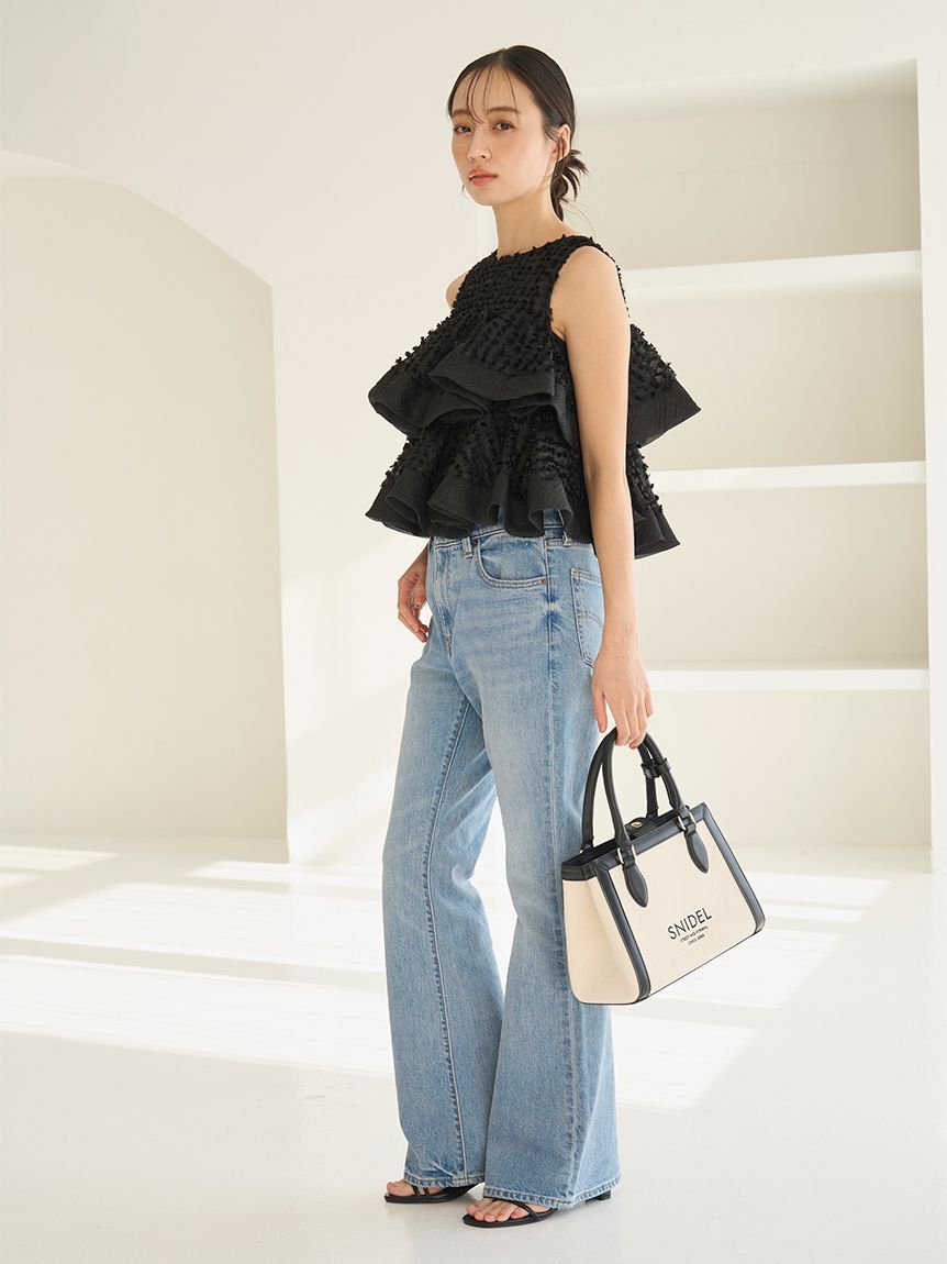 SNIDEL「バリエロゴバッグ」|ハンドバッグ|